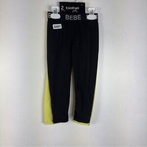 Bebe set 2 size 4 black / green pair new with tag toddler 4